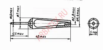 Ш1.6 штекер фото фото 6 Ш1.6 штекер Разъемы разное фото фото 6
